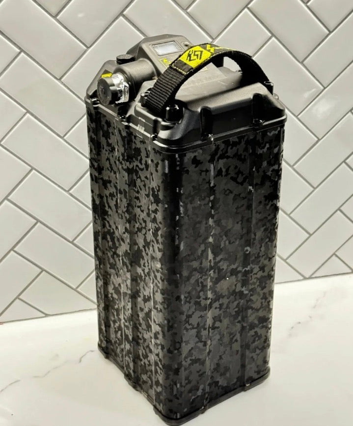 E-Bike ShadowSlate Black Camouflage Wrap